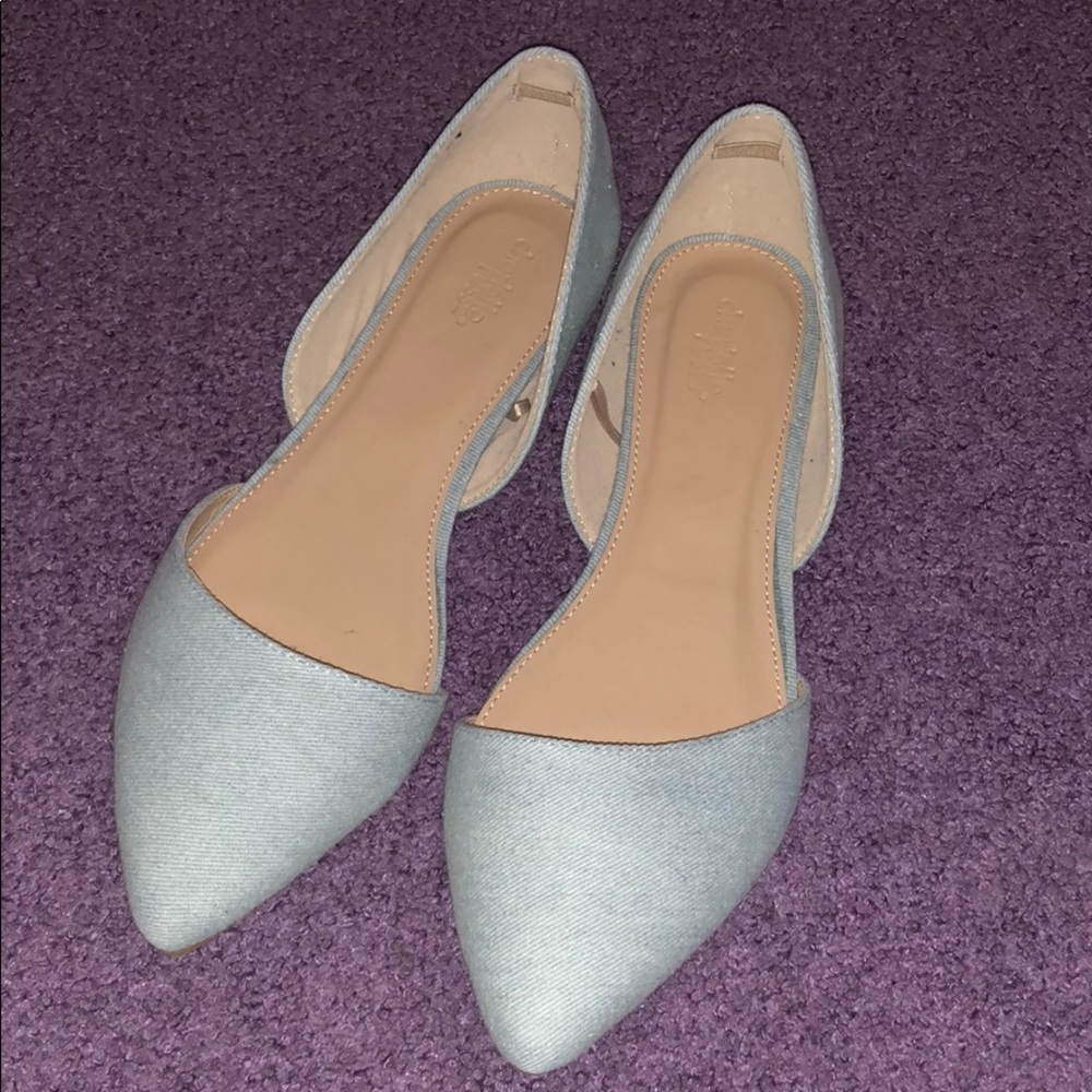 Blue flats